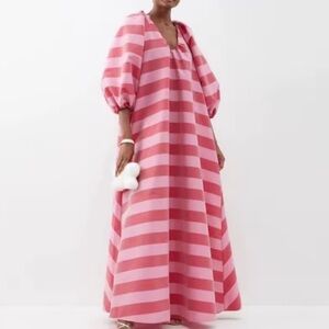 Striped Pink Maxi Dress